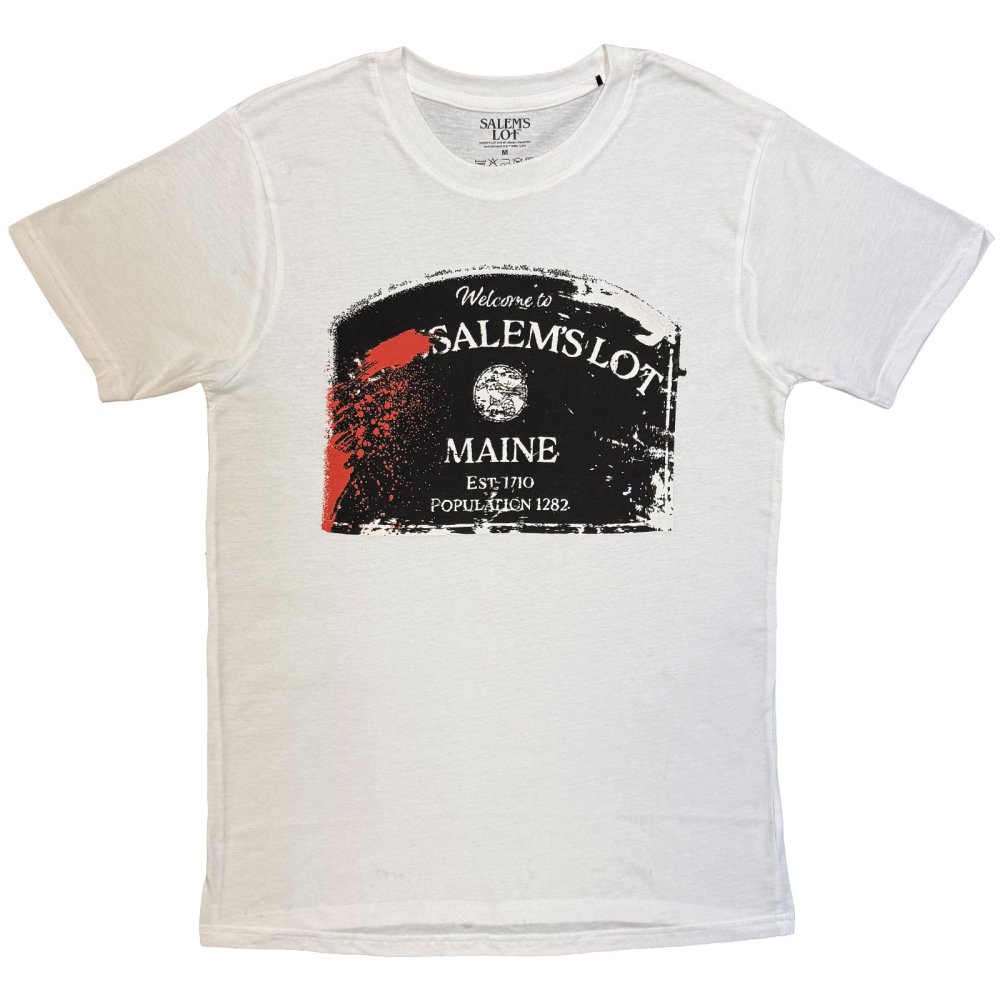 Salems Lot - Welcome... Heren Tshirt - Wit